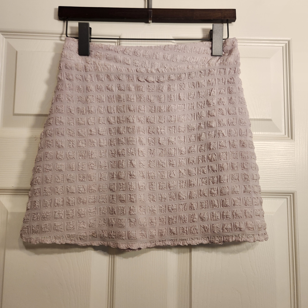 Urban Outfitters Lavender purple textured geometric skirt